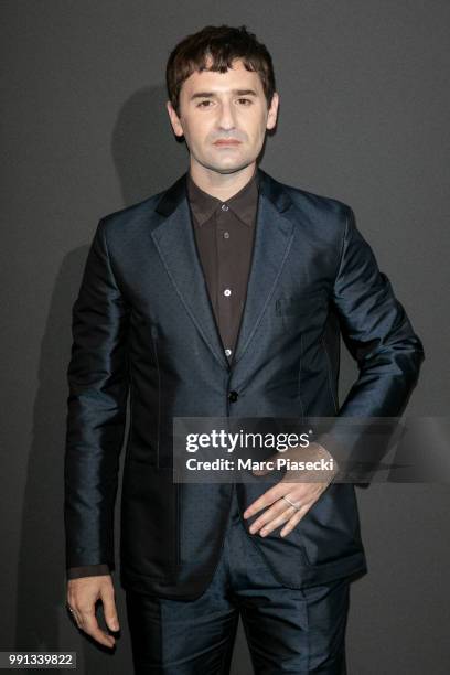 Actor Nicolas Maury attends the Vogue Foundation Dinner Photocall as part of Paris Fashion Week - Haute Couture Fall/Winter 2018-2019 at Musee...