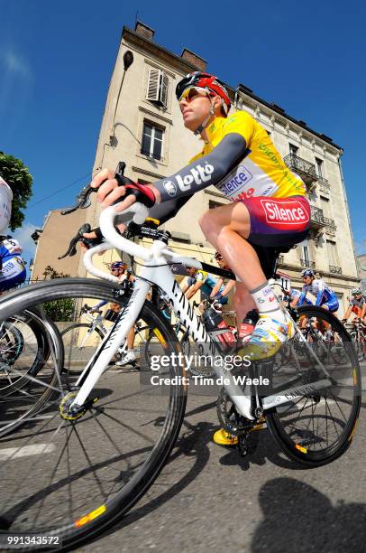 61Th Criterium Dauphine Libere, Stage 2Evans Cadel Yellow Jersey, Nancy - Dijon /Rit Etape, Tim De Waele