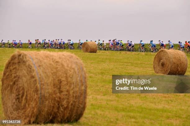 61Th Criterium Dauphine Libere, Stage 2Illustration Illustratie, Peleton Peloton, Farmers Fiel Champ Veld, Landscape Paysage Landschap /Nancy - Dijon...