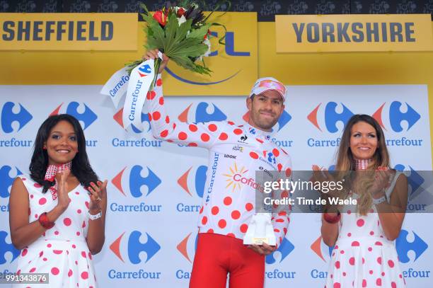 101Th Tour De France, Stage 2 Podium, Lemoine Cyril Mountain Jersey, Celebration Joie Vreugde, York - Sheffield / Ronde Van Frankrijk Tdf Etape Rit...