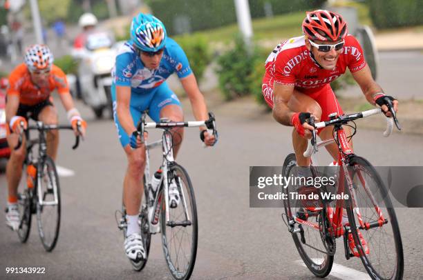 61Th Criterium Dauphine Libere, Stage 2Auge Stephane / Isasi Flores Inaki / Pichot Alexandre / Nancy - Dijon /Rit Etape, Tim De Waele