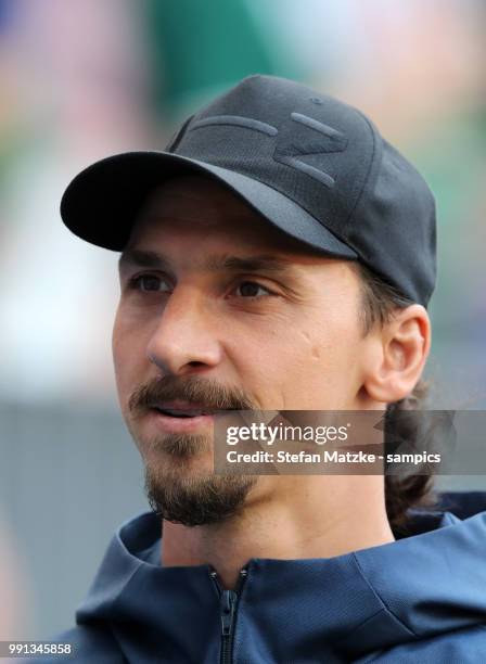 Zlatan Ibrahimovic od Sweden during the 2018 FIFA World Cup Russia group F match between Germany and Mexico at Luzhniki Stadium on June 17, 2018 in...