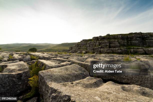 malham cove, england. - malham stock pictures, royalty-free photos & images