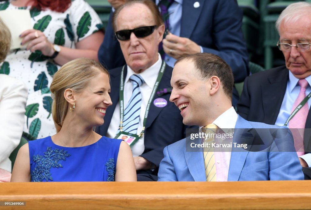 Celebrities Attend Wimbledon