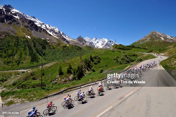 61Th Criterium Dauphine Libere, Stage 7Illustration Illustratie, Peleton Peloton, Col Du Lautaret, Mountains Montagnes Bergen, Snow Neige Sneeuw,...