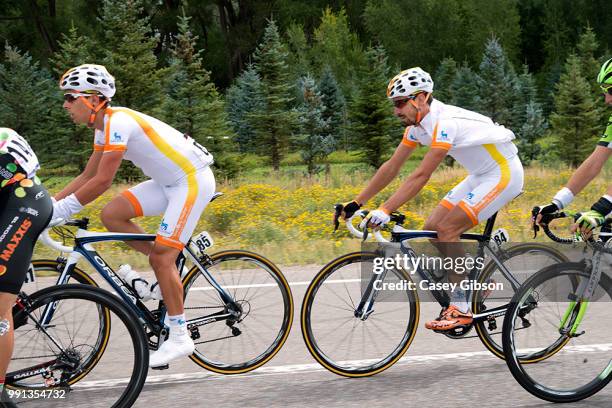 4Th Usa Pro Challenge 2014/ Stage 2David Lozano / Scott Ambrose /Crested Butte - Crested Butte /Tour Of Colorado 2014/ Etape Rit Tim De Waele