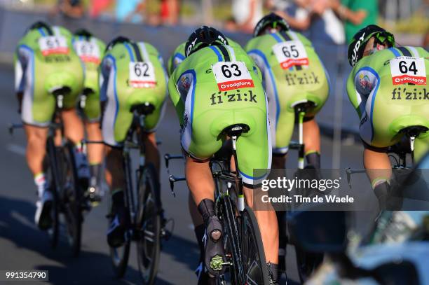 69Th Tour Of Spain 2014, Stage 1 Team Cannondale / Illustration Illustratie, Jerez De La Frontera - Jerez De La Frontera / Team Time Trial Contre La...