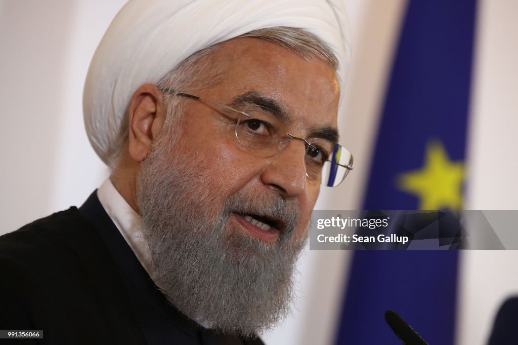 Iranian President Rouhani Visits Austria