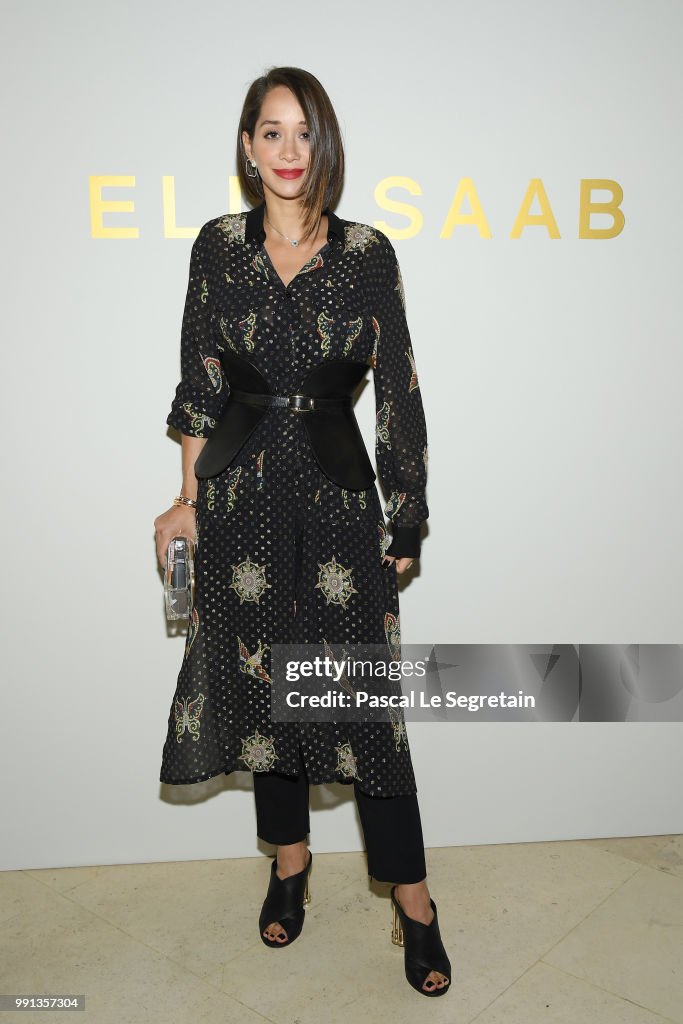 Elie Saab : Front Row - Paris Fashion Week - Haute Couture Fall Winter 2018/2019