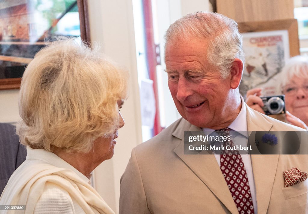 The Prince Of Wales And Duchess Of Cornwall Visit Wales