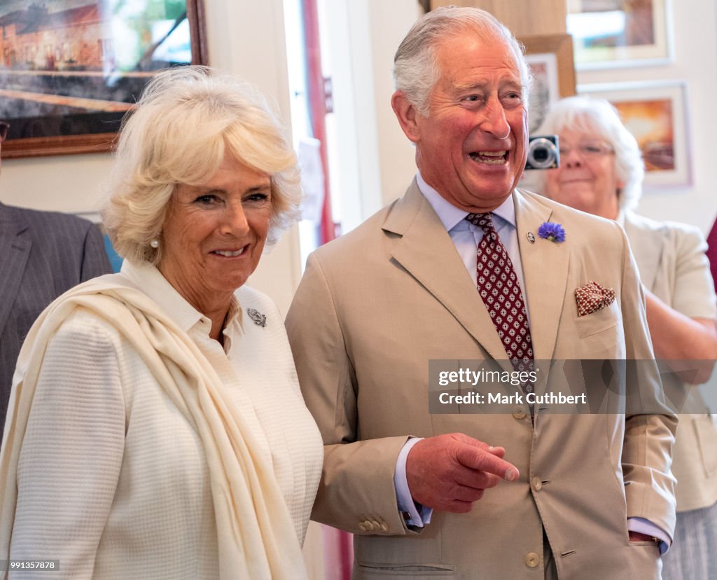 The Prince Of Wales And Duchess Of Cornwall Visit Wales