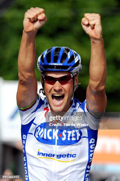 Belgian Championship Elite 2009Arrival, Tom Boonen Celebration Joie Vreugde, Aywaille - Aywaille , Belgisch Kampioenschap, Championat De Belgique,...