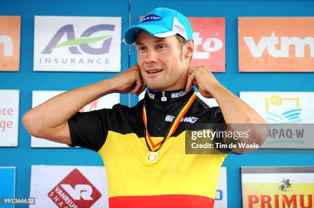 Belgian Championship Elite 2009Podium, Tom Boonen Celebration Joie Vreugde, Aywaille - Aywaille , Belgisch Kampioenschap, Championat De Belgique, Bk,...