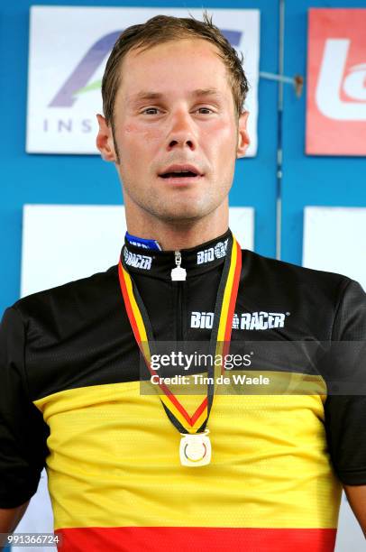 Belgian Championship Elite 2009Podium, Tom Boonen Celebration Joie Vreugde, Aywaille - Aywaille , Belgisch Kampioenschap, Championat De Belgique, Bk,...