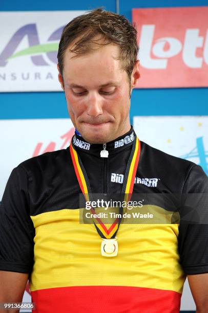 Belgian Championship Elite 2009Podium, Tom Boonen Celebration Joie Vreugde, Aywaille - Aywaille , Belgisch Kampioenschap, Championat De Belgique, Bk,...