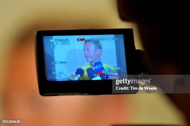 Tour De France 2009, Pc Vinokourov Alexandre Vinokourov , Press Conference Persconferentie, Equipe Ploeg, Ronde Van Frankrijk, Tdf, Tim De Waele