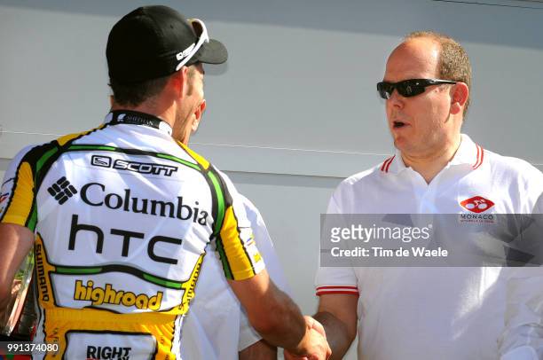 Tour De France 2009, Stage 2Podium, Cavendish Mark / Prince Albert Ii Monaco , Monaco - Brignoles , Rit Etape, Tdf, Tim De Waele