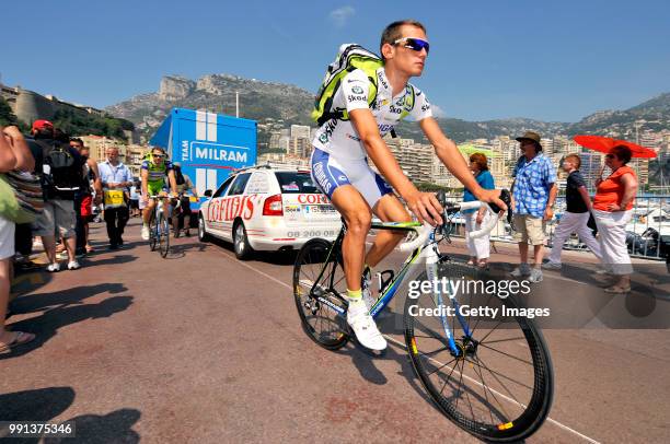 Tour De France 2009, Stage 2Kreuziger Roman White Jersey, Maillot Blanc Witte Trui /Monaco - Brignoles / Rit Etape, Tdf, Tim De Waele