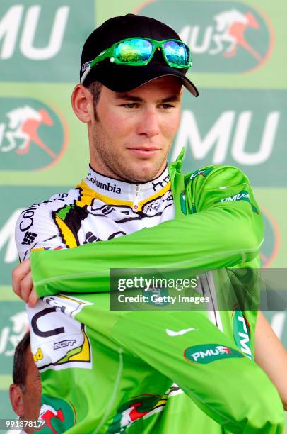 Tour De France 2009, Stage 3Podium, Cavendish Mark Green Jersey, Celebration Joie Vreugde, Maillot Vert Groene Trui /Marseille - La Grande -Motte /...