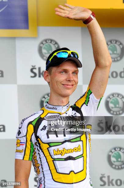 Tour De France 2009, Stage 3Podium, Martin Tony , Celebration Joie Vreugde /Marseille - La Grande -Motte / Rit Etape, Tdf, Tim De Waele