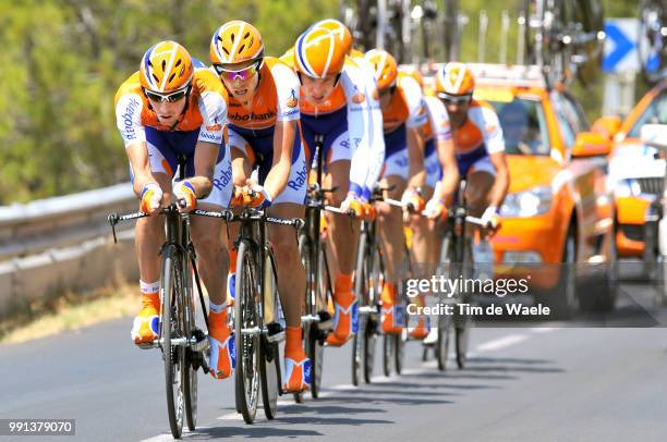 Tour De France 2009, Stage 4Team Rabobank , Menchov Denis / Clement Stef / Flecha Juan Antonio / Freire Oscar / Garate Juan Manuel / Gesink Robert /...