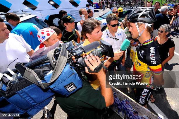 Tour De France 2009, Stage 5Boonen Tom / Tv Press Pers, Le Cap D'Agde - Perpignan , Rit Etape, Tdf, Tim De Waele