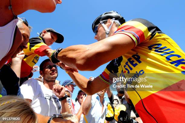 Tour De France 2009, Stage 5Illustration Illustratie, Boonen Tom / Fans Supporters Public /Le Cap D'Agde - Perpignan , Rit Etape, Tdf, Tim De Waele