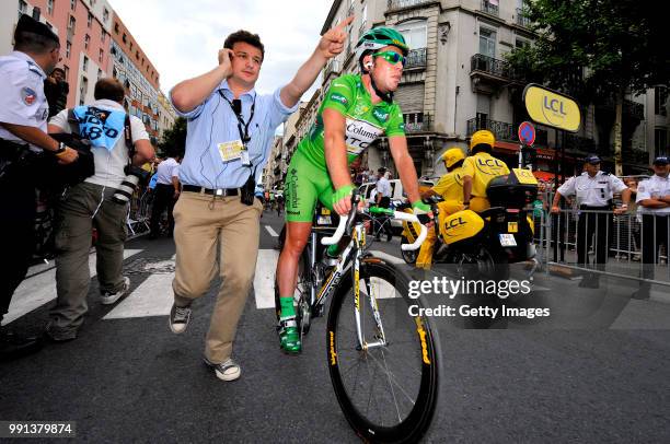 Tour De France 2009, Stage 5Cavendish Mark Green Jersey, Groene Trui Maillot Vert /Le Cap D'Agde - Perpignan , Rit Etape, Tdf, Tim De Waele