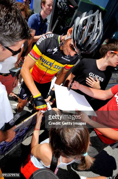 Tour De France 2009, Stage 5Boonen Tom / Fans Supporters /Le Cap D'Agde - Perpignan , Rit Etape, Tdf, Tim De Waele