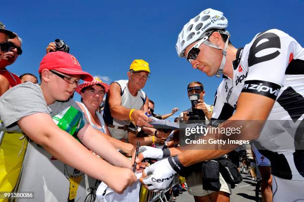 Tour De France 2009, Stage 5Sastre Carlos / Fans Supporters /Le Cap D'Agde - Perpignan , Rit Etape, Tdf, Tim De Waele