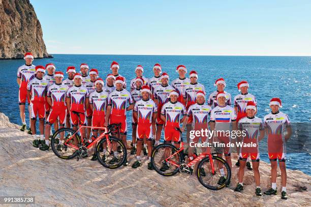 Team Katusha 2015 Illustration Illustratie, Christmas Noel Kerstmis, Training Camp Entrainement, Equipe Ploeg /Tim De Waele