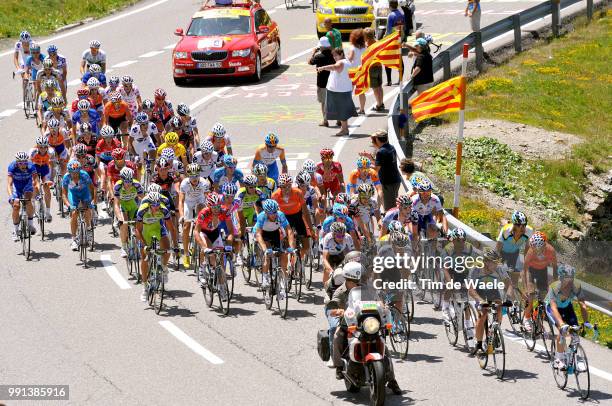 Tour De France 2009, Stage 8Illustration Illustratie, Peleton Peloton, Contador Alberto / Armstrong Lance / Kloden Kloeden Andreas / Leipheimer Levi...