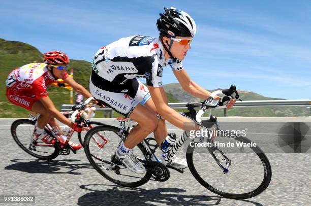 Tour De France 2009, Stage 8Sorensen Chris Anker /Andorre-La-Vielle - Saint-Girons , Rit Etape, Tdf, Tim De Waele