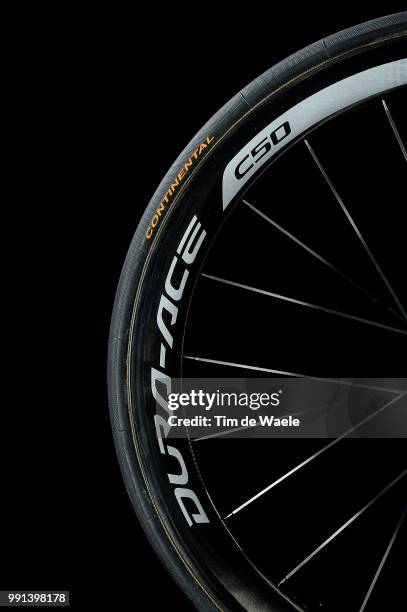 Bmc Racing Team 2015 Continental Tyre Pneu Band, Shimano, Wheel Roue Wiel, Illustration Illustratie, Training Camp Entrainement, Equipe Ploeg /Tim De...