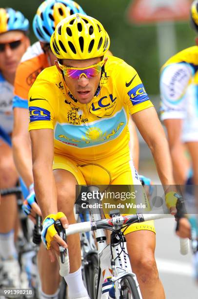 Tour De France 2009, Stage 16Contador Alberto Yellow Jersey Gele Trui Maillot Jaune /Martigny - Bourg-Saint-Maurice , Rit Etape, Tdf, Ronde Van...