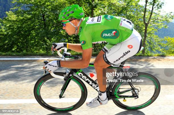 Tour De France 2009, Stage 16Hushovd Thor Green Jersey Groene Trui Maillot Vert /Martigny - Bourg-Saint-Maurice , Rit Etape, Tdf, Ronde Van...