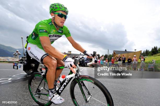 Tour De France 2009, Stage 17Hushovd Thor Green Jersey Groene Trui Maillot Vert, Cormet De Roselend /Bourg-Saint-Maurice - Le Grand-Bornand , Rit...