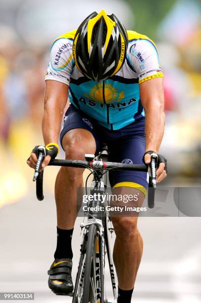 Tour De France 2009, Stage 17Arrival, Armstrong Lance Deception Teleurstelling, Arrivee Aankomst /Bourg-Saint-Maurice - Le Grand-Bornand , Rit Etape,...