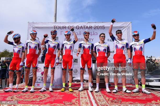 14Th Tour Of Qatar 2015, Stage 1 Team Katusha / Kristoff Alexander / Bystrom Sven Erik / Guarnieri Jacopo / Haller Marco / Kozontchuk Dmitry /...