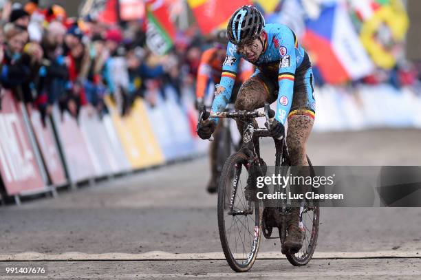 World Championships Tabor 2015, Elite Men /Arrival Wout Van Aert Deception Teleurstelling, Lars Van Der Haar , Championnat Du Monde,...