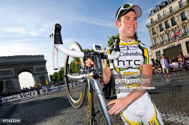 Tour De France 2009, Stage 21Cavendish Mark , Scott Bike Fiets Velo, Victory Signs /Montereau-Fault-Yonne - Paris Champs-Elysees , Rit Etape, Tdf,...