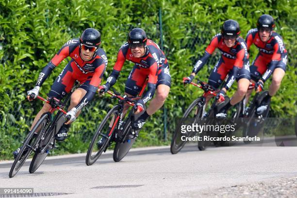 38Th Giro Del Trentino/ Stage 1Team Bmc Racing Team / Daniel Oss / Cadel Evans / Brent Bookwalter / Sebastian Lander / Rick Zabel / Yannick Eijssen /...