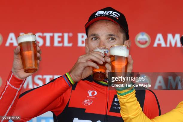 49Th Amstel Gold Race 2014 Podium, Philippe Gilbert Beer Biere Bier Celebration Joie Vreugde, Maastricht - Valkenburg / Tim De Waele