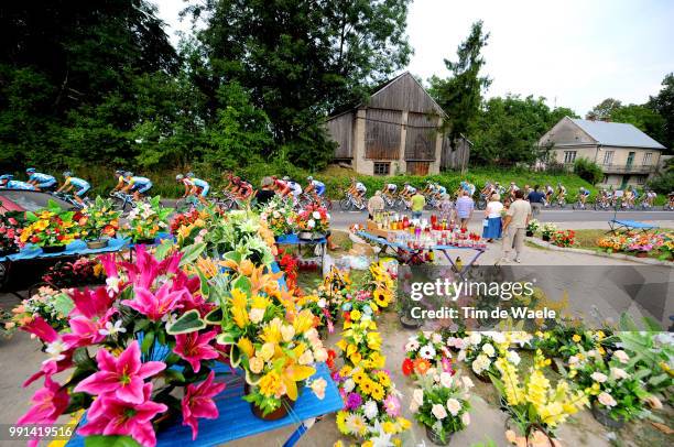 Tour Poland, Stage 4Illustration Illustratie, Peleton Peloton, Flowers Fleurs Bloemen, Landscape Paysage Landschap, Naleczow - Rzeszow , Tour De...