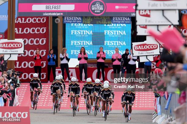 97Th Tour Of Italy 2014, Stage 1 Start, Team Colombia / Duarte Fabio Andres / Torres Agudelo Rodolfo / Avila Vanegas Edwin Alcibiad / Chalapud Gomez...