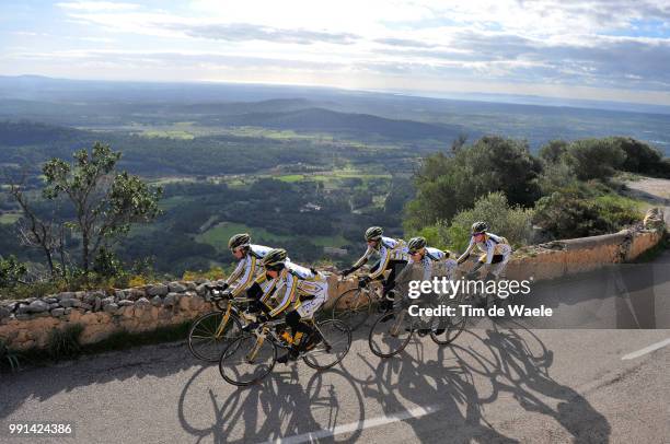 Team Htc Columbia Training Camp 2010Pinotti Marco , Monfort Maxime , Albasini Michael , Velits Peter , Sivtsov Kanstantsin , Illustration...