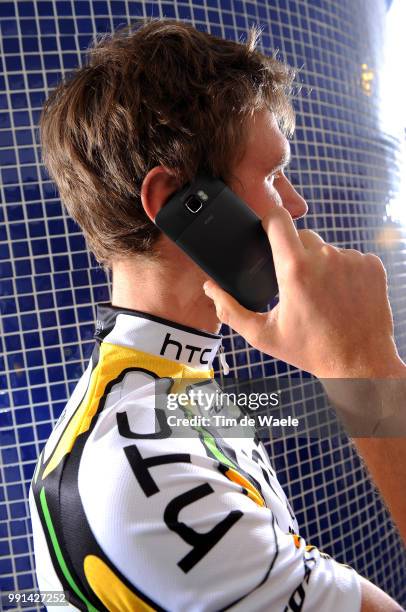 Team Htc Columbia Training Camp 2010Van Garderen Tejay , Illustration Illustratie, Phone Telephone Telefoon Htc, Entrainement, Equipe Ploeg, Tim De...