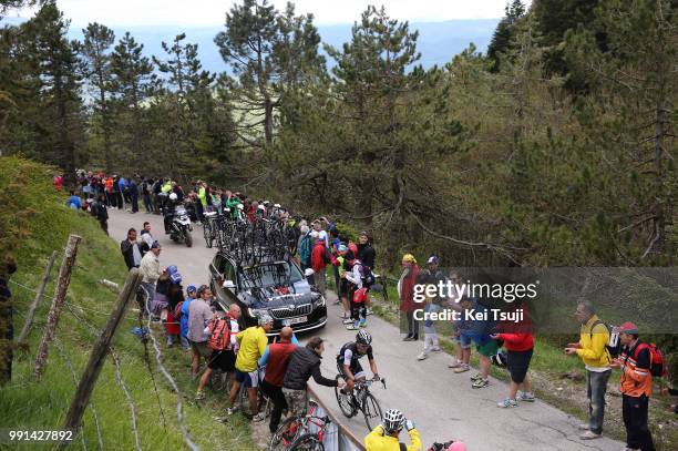 97Th Tour Of Italy 2014, Stage 8 Illustration Illustratie, Arredondo Julian David / Cippo Di Carpegna / Forest Bois Bos, Landscape Paysage Landschap,...