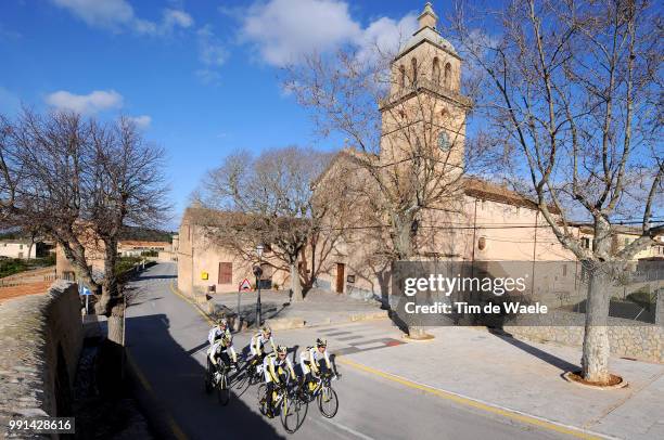 Team Htc Columbia Training Camp 2010Pinotti Marco , Velits Peter , Albasini Michael , Monfort Maxime , Sivtsov Kanstantsin , Illustration...