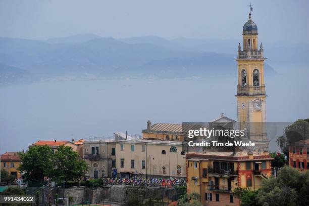 97Th Tour Of Italy 2014, Stage 11 Illustration Illustratie, Peleton Peloton, Santa Margherita Ligure City Ville Stad, Landscape Paysage Landschap,...